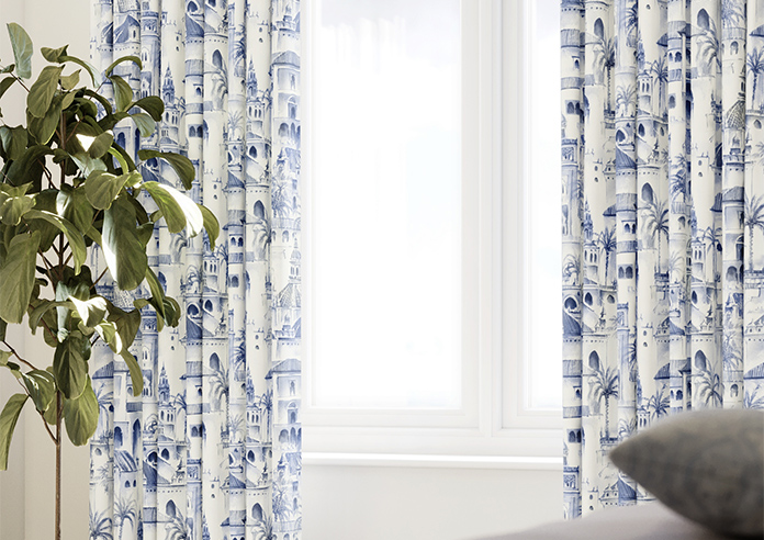 Voyage, Atlantic Blue - Made to Measure Curtain - Image 5